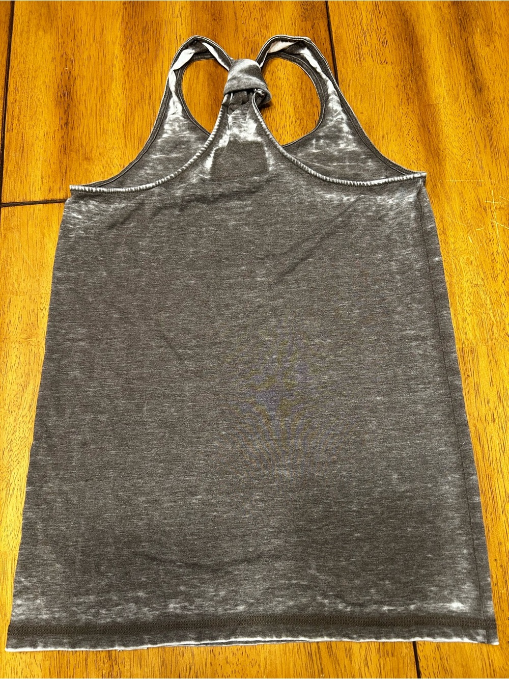 Legacy Gray Washed Racerback Tank - Picture 2 of 5